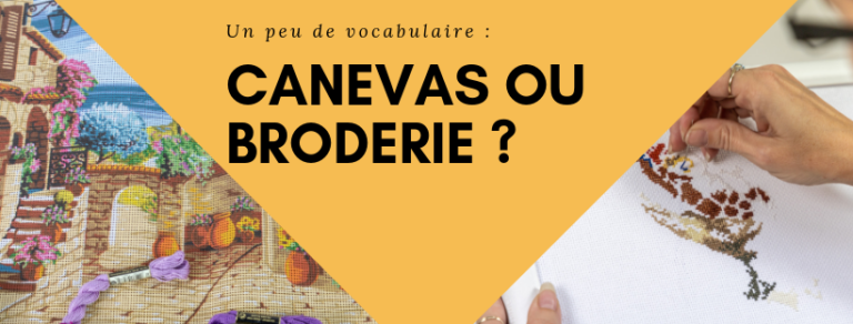 broderie point compté - La Maison du Canevas et de La Broderie